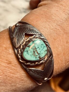 Sterling Silver Turquoise Cuff